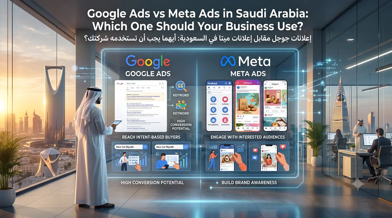 Google Ads vs Meta Ads in Saudi Arabia: Which One Should Your Business Use?